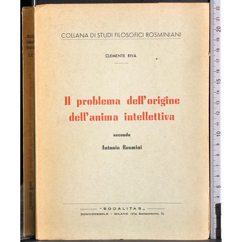 Il problema dell'origine dell'anima intellettiva