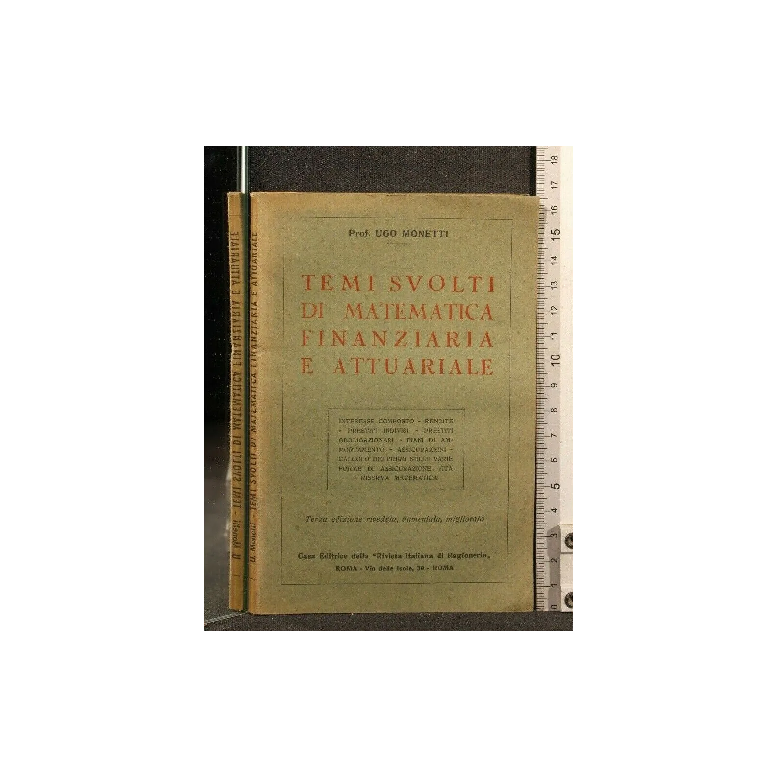 TEMI SVOLTI DI MATEMATICA FINAZNZIARIA E ATTUARIALE