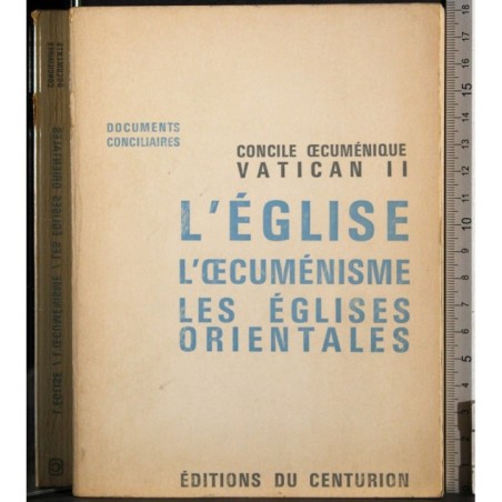 L'eglise l'ecumenisme les eglises orientales