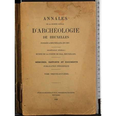 Annales d'archeologie de bruxelles