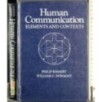 Human Communication. Elements contexts