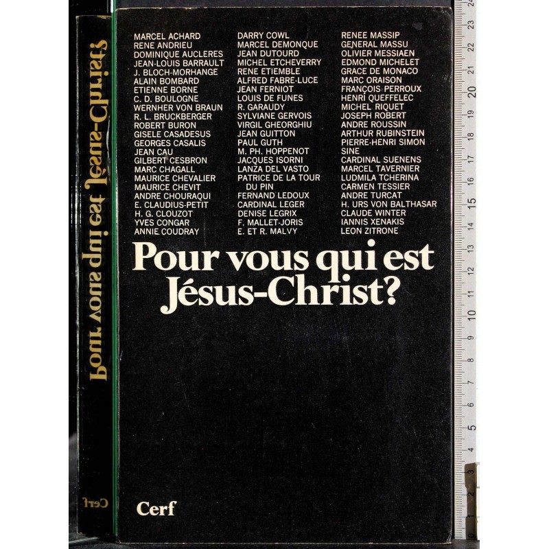 Pour vous qui est Jesus-Christ?
