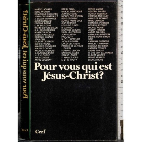 Pour vous qui est Jesus-Christ?