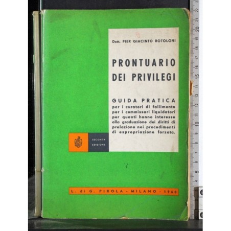 Prontuario dei privilegi