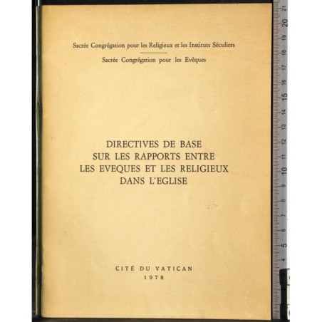 Directives de base sur le rapports entre les eveques..