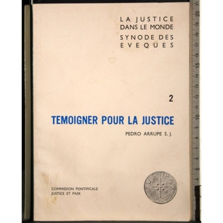 Temoigner pour la justice