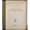 Introduzione allo studio di Kant