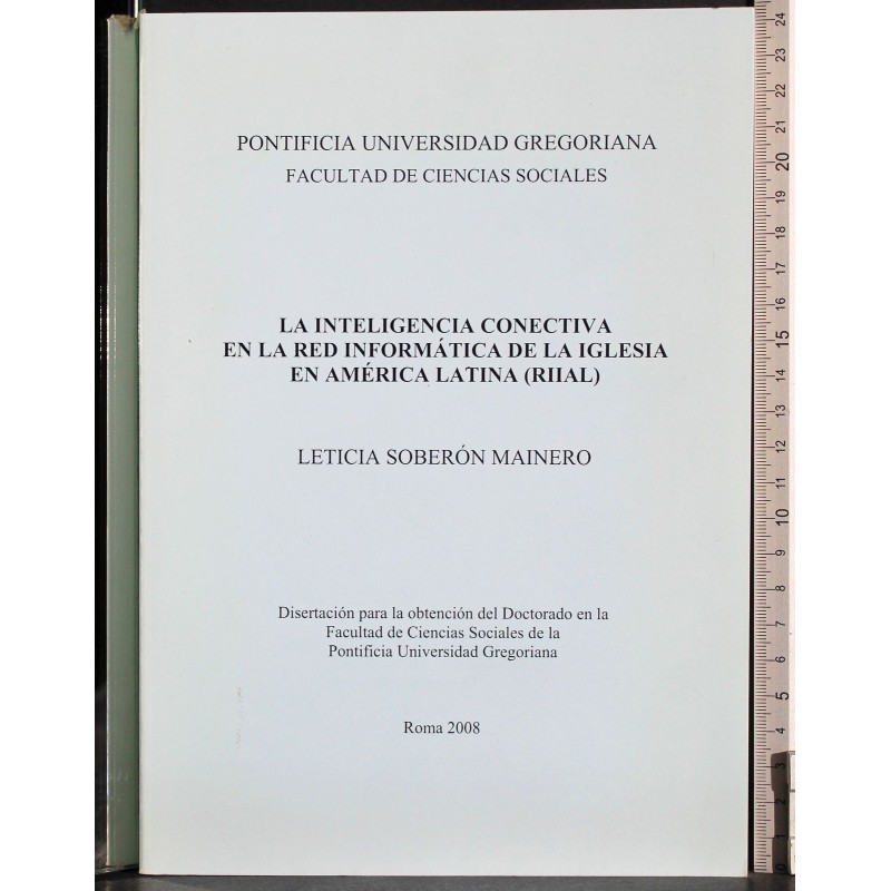 Inteligencia conectiva en la red informatica de la iglesia