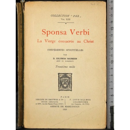 Sponsa Verbi. Vierge consacree au Christ