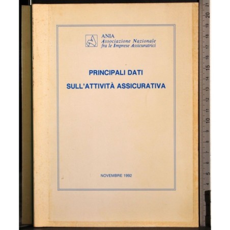 Principali dati sull'attività assicurativa