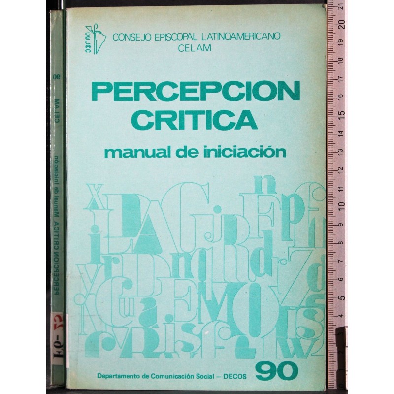 Percepcion critica. Manual de iniciacion