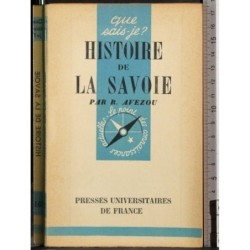Que sais-je? Histoire de la Savoie