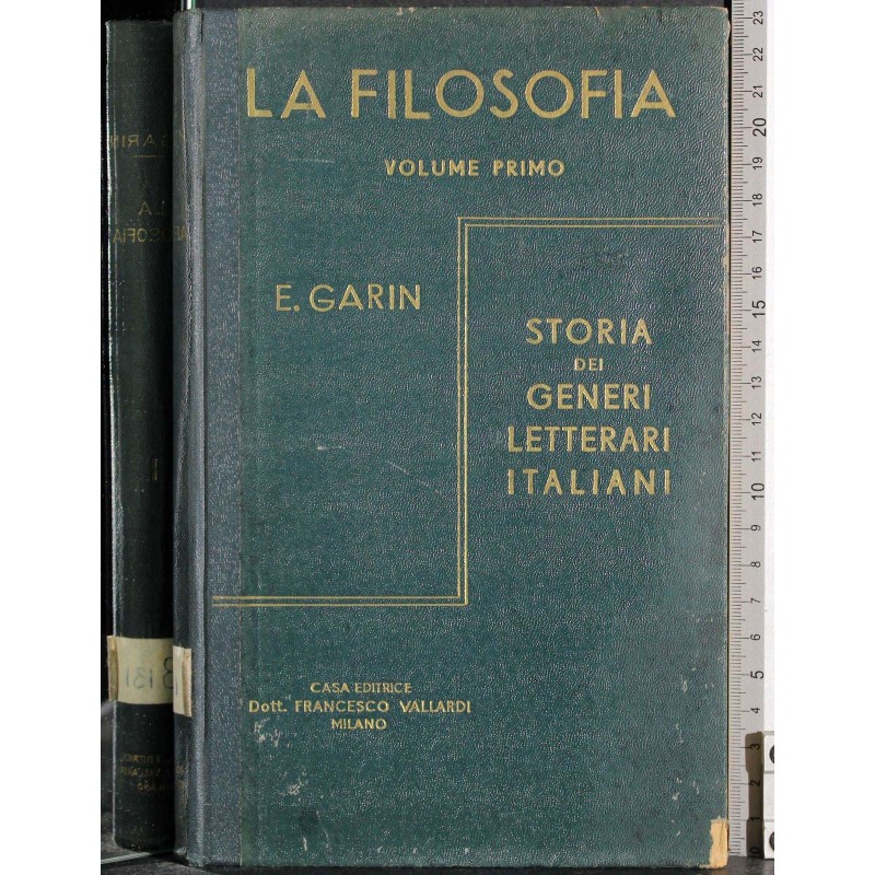 La filosofia Vol 1