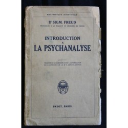 INTRODUCTION A LA PSYCHANALYSE