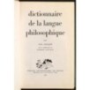 Dictionnaire de la langue philosophique