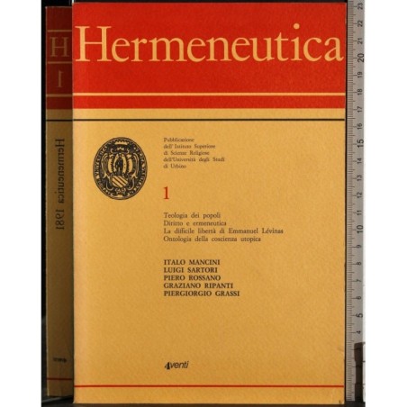 Hermeneutica. Vol 1