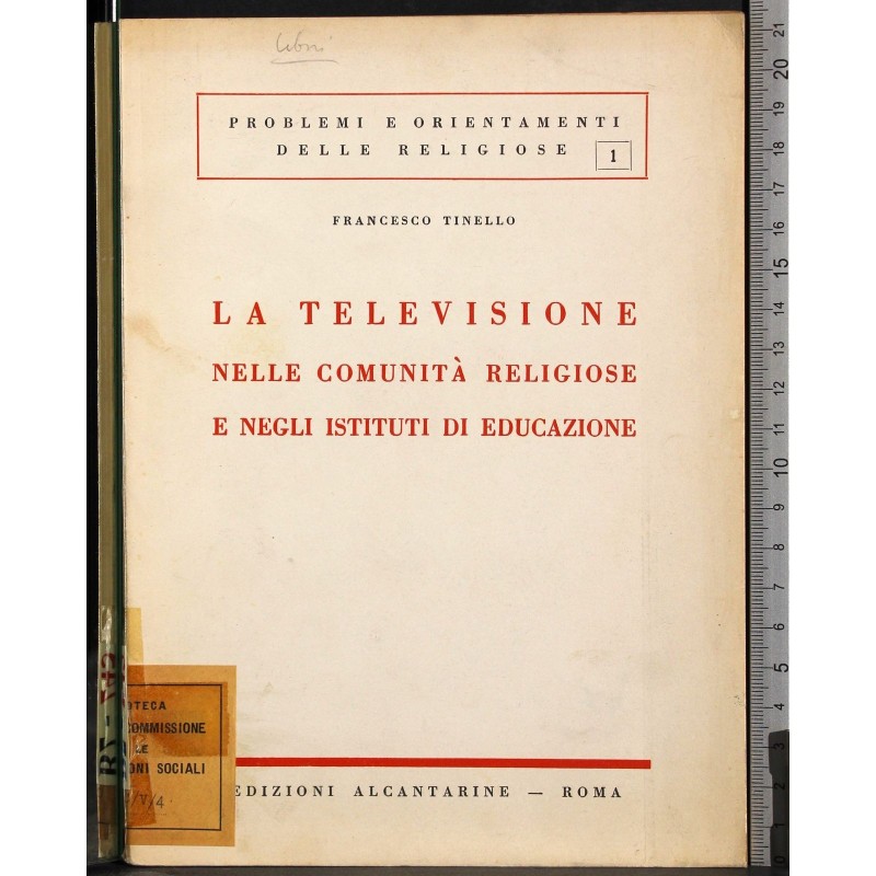 Televisione comunità religiose e istituti educazione