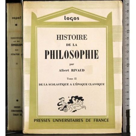 Histoire de la philosophie Tome II