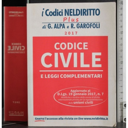 Codice civile e leggi complementari. 2017