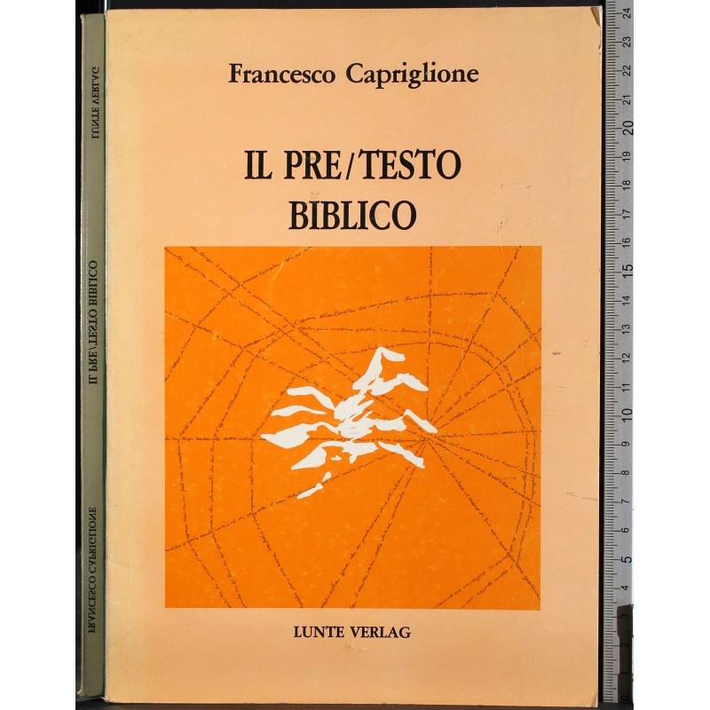 Il pre/ testo biblico