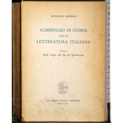 Compendio di storia della letteratura italiana. Vol 1