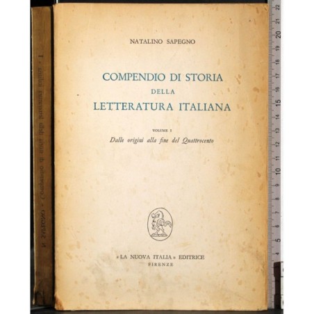 Compendio di storia della letteratura italiana. Vol 1