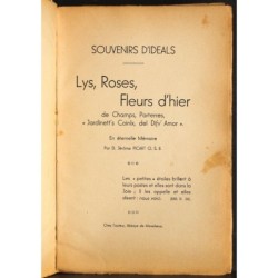 Souvenirs d'ideals. Lys, Roses, Fleurs d'hier