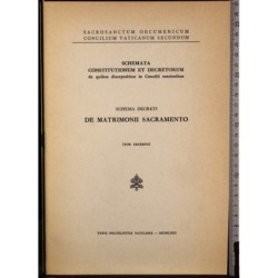 Schema decreti. De matrimonii sacramento