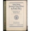 Notre Dame Journal of Law, Ethics & Public Policy. Vol 19