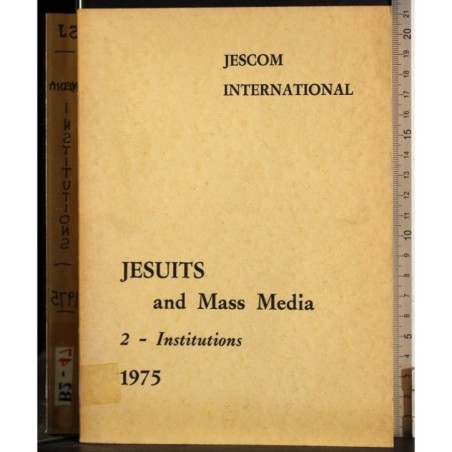 Jesuits and Mass Media Vol 2. Institutions