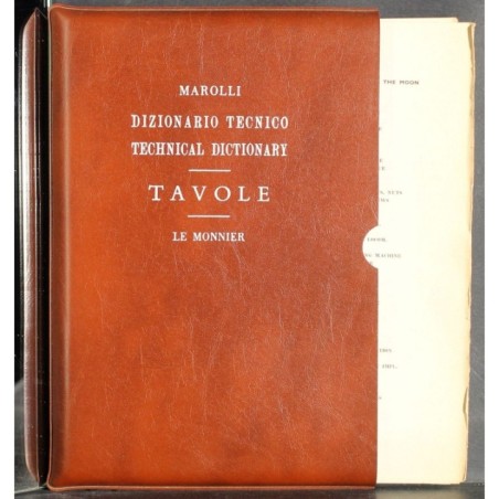 Dizionario tecnico. Technical dictionary. Tavole