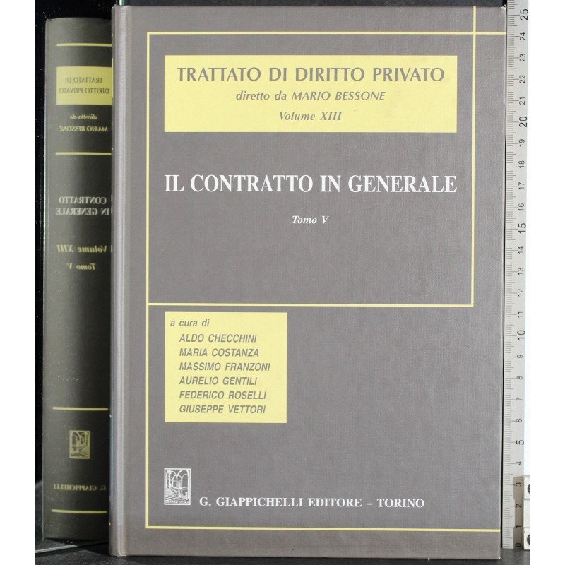 Trattato diritto privato 13. Contratto in generale Tomo 5