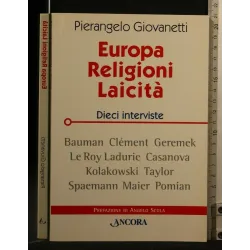 EUROPA RELIGIONI LAICITA'