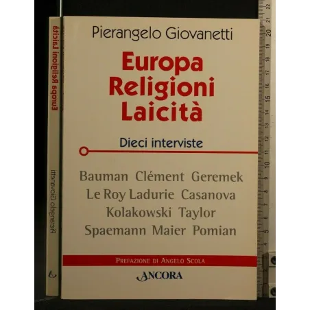 EUROPA RELIGIONI LAICITA'