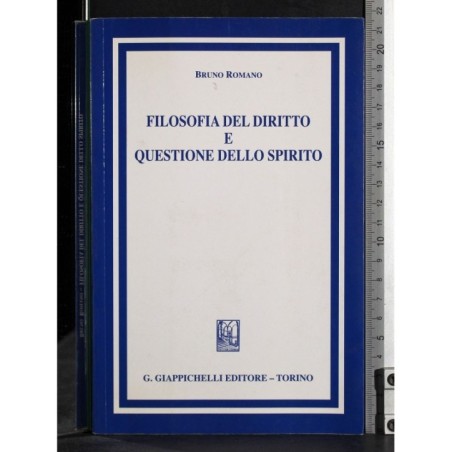 Filosofia del diritto e questione dello spirito