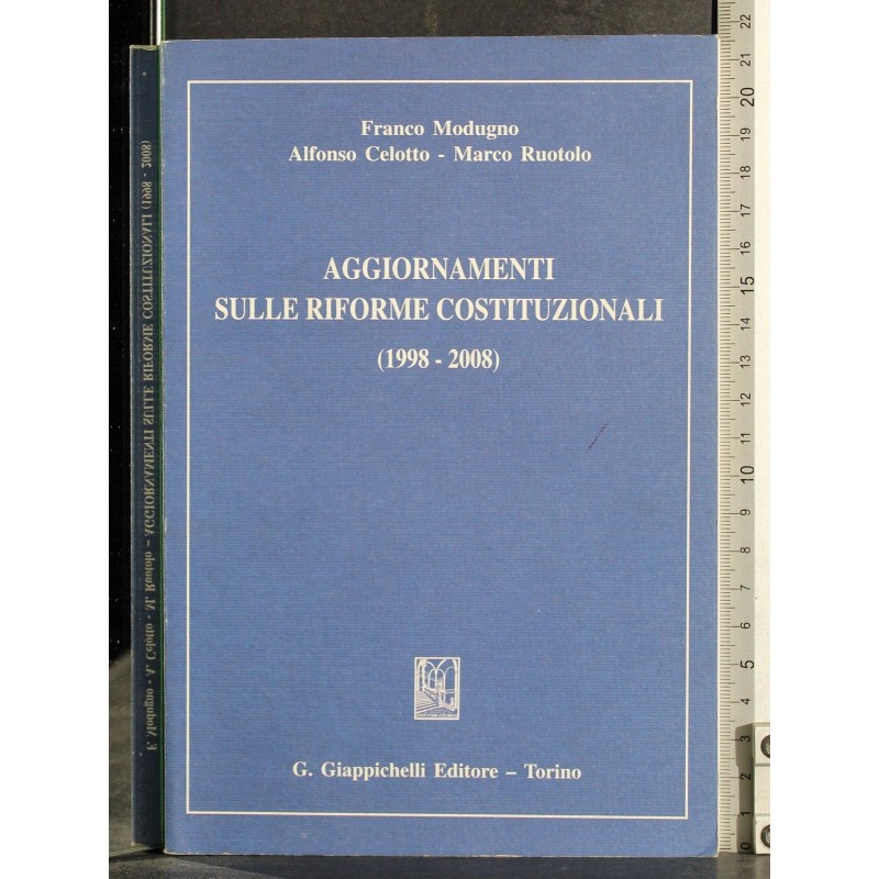 Aggiornamenti sulle riforme costituzionali (1998-2008)