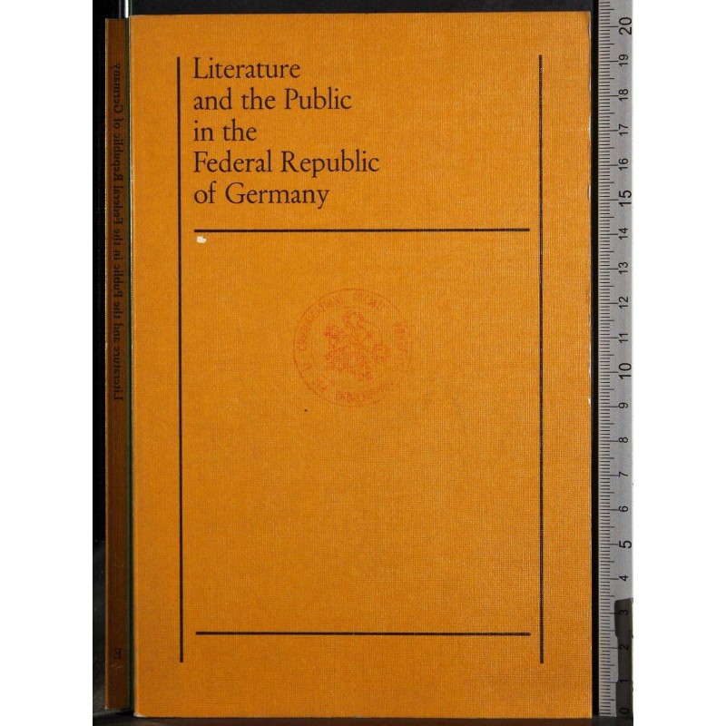 Literature and public in the Federal Republic of Germany