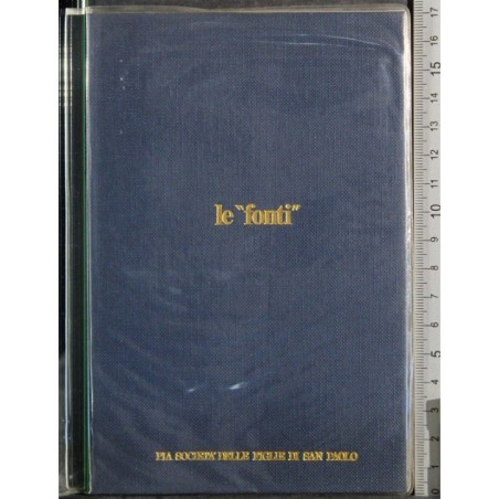 Le ''fonti''