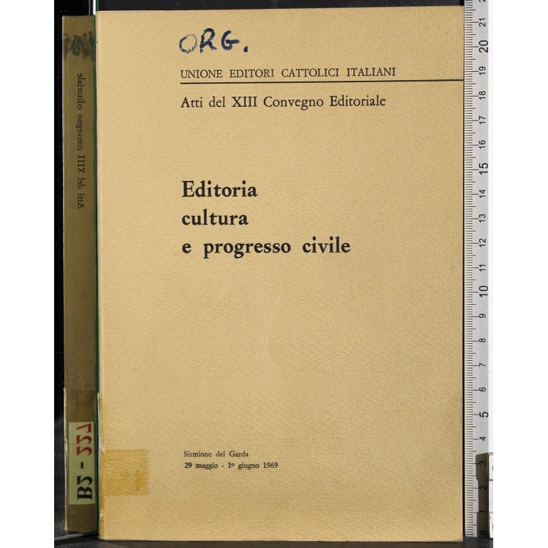 Editoria cultura e progresso civile