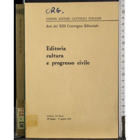 Editoria cultura e progresso civile