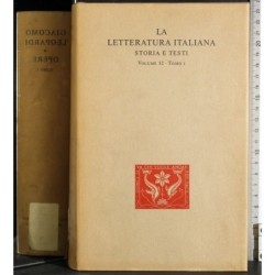 La letteratura italiana. Storia e testi. Volume 52. Tomo 1