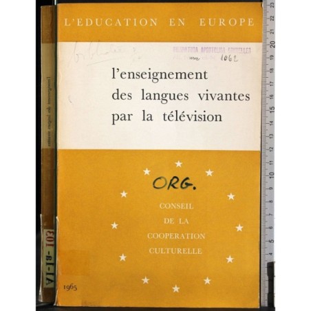 L'enseignement des langues vivantes par la television