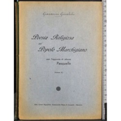 Poesia religiosa del Popolo Marchigiano. Vol 2