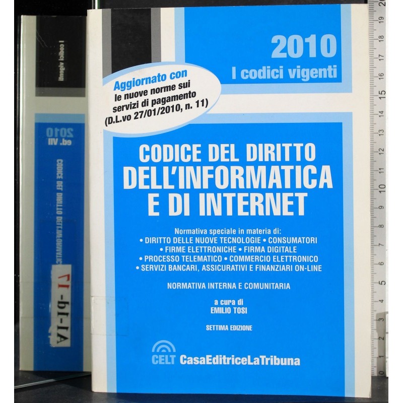 Codice del diritto dell'Informatica e di internet 2010