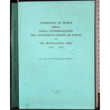 Compendio storia sacra evangelizzazione popoli