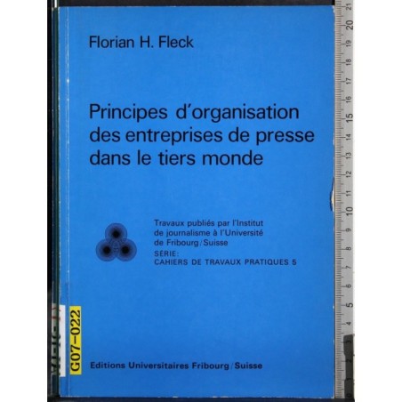 Principes d'organisation des entreprises de presse