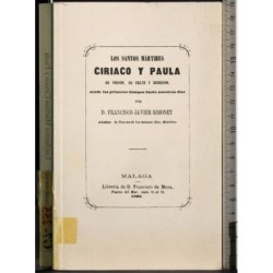 Santos Martires Ciriaco y Paula