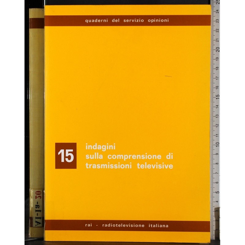 Indagini sulla comprensione di trasmissioni televisive