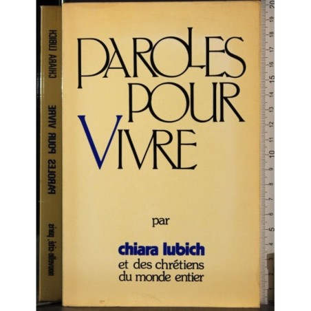 Paroles pour vivre
