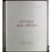 Lettera agli artisti